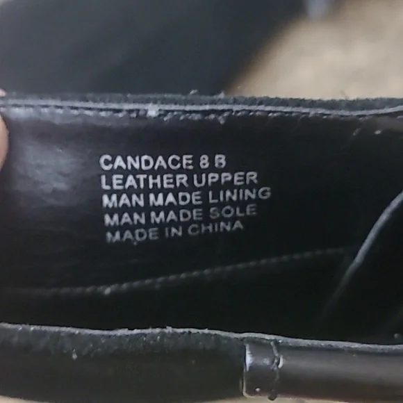 Chaps Candence Black Suede Leather Boots - Picture 9 of 10